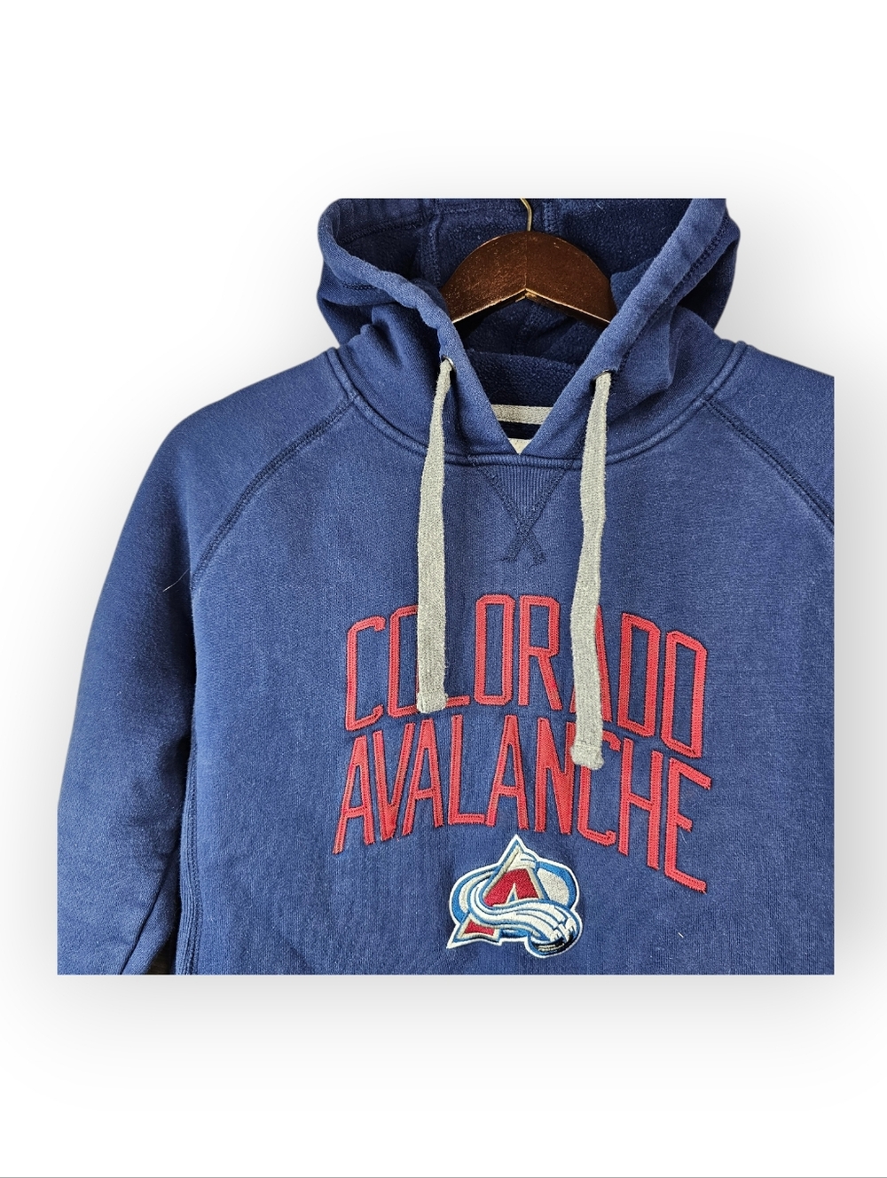 NHL Fanatics Colorado Avalanche Blue Pullover Hoodie Sweatshirt Size M - Picture 3 of 5